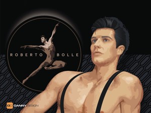 Ritratto digitale di Roberto Bolle