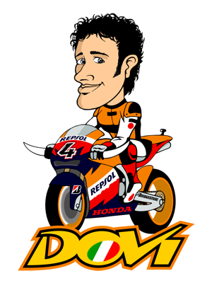 Caricatura Dovizioso