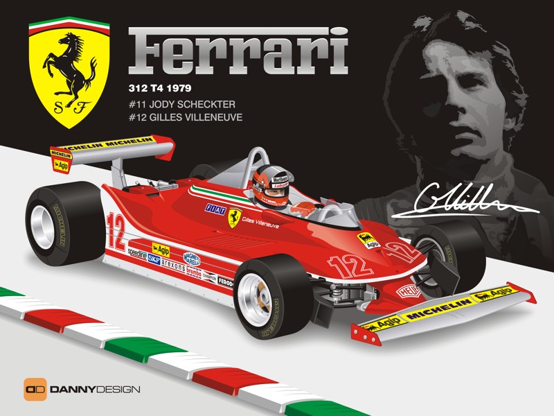 Vectorizer: Ferrari 312 T4 1979